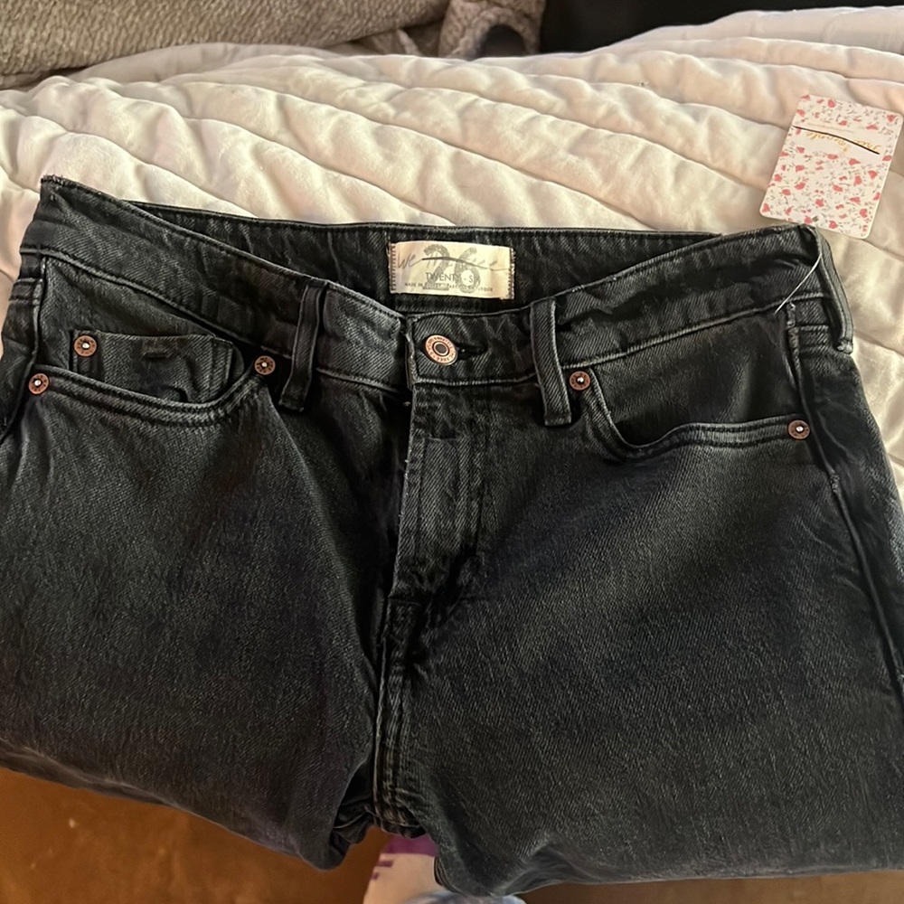 Free people black denim